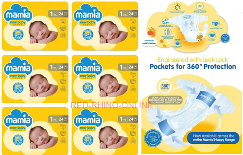 Mamia newborn nappies - size, 1