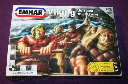 Emhar viking oarsmen - viking, 1/72