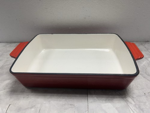 Ernesto red enamelled - enamelled, cast