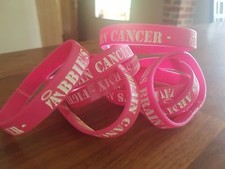 Charity Abbie's Army Wristband Pink