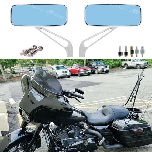 8mm chrome motorcycle rearview - chrome,