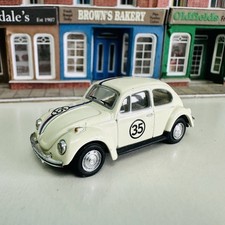 Hongwell Cararama 1:72 VW Volkswagen Beetle Herbie Car Suit Model Railway