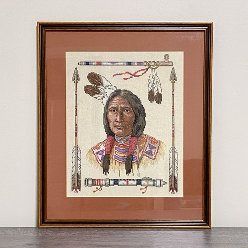 Vintage native american chief - native,