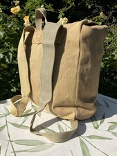 British Army 37 Pattern WW2 Type Large Pack Rucksack Converted Tan Web Bag 1953