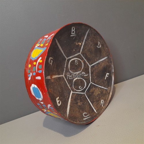 Vintage steel pan drum hand - steel,