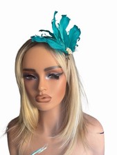 Teal Feather 1920’s Inspired