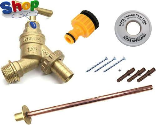 Outside tap kit with through - outside,