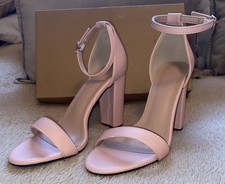 Womens Open-Toe Chunky High