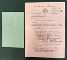 England Schoolboys 75th Anniversary Tournament 1979 - Sheffield Civic Reception