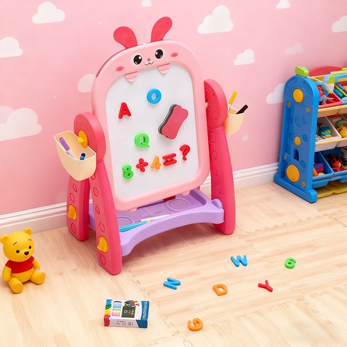 Kids double sided art easel - sided,