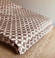 Curtains geometric Design by Horrockses Pencil Pleat width 66" each 54" drop