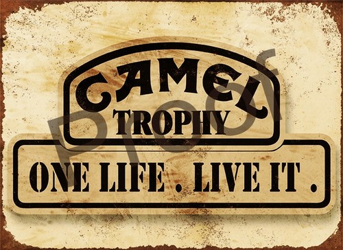 Camel trophy 0025 sign - trophy, #0025