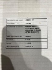 DARYL SHOWERS MINIMA HINGE SET