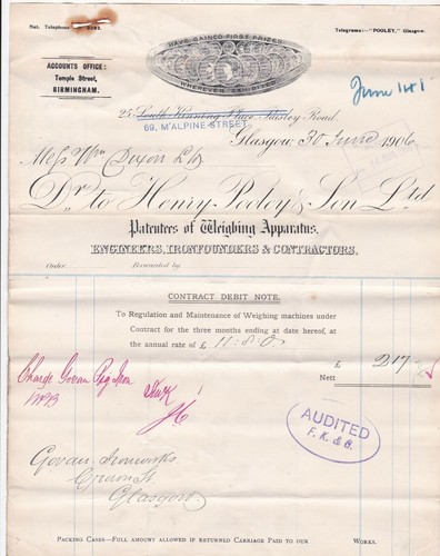Henry pooley son ltd 1906 - pooley, &