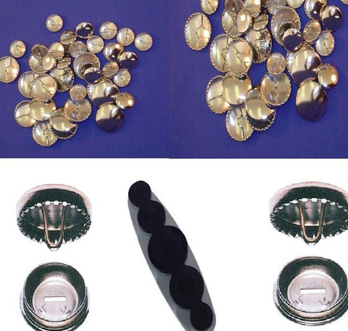 Metal self cover buttons - self,