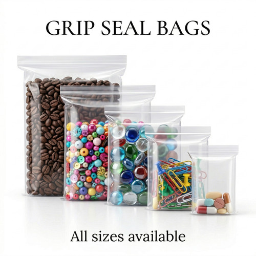 Clear grip seal - clear,