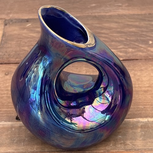 Blue purple iridescent - blue, lustre