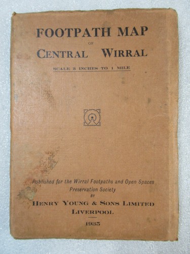 1935 map central wirral - map, of