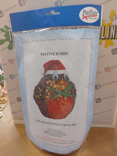 Pinflair festive robin - festive,