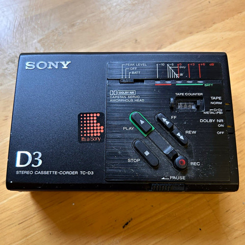Sony stereo cassette - tc-d3,