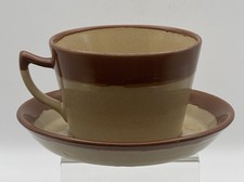 Early Bourne Denby Pottery Cup And Saucer.