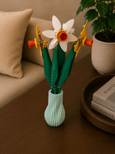 Vase for lego icons daffodils - for,