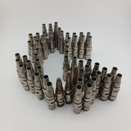 Ammo military round metal belt - ammo,