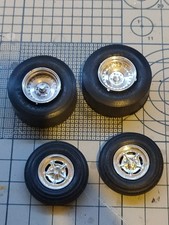 1/25 Scale Model Car Drag Car Wheels and Tyres Kit