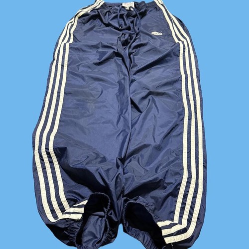 Vintage navy cuffed - leg, adidas