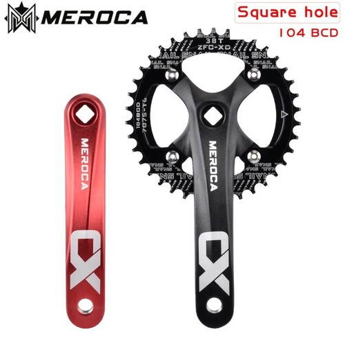 Square hole bicycle - square, crankset