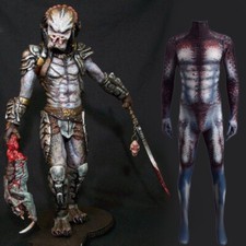 Horror Predator Jumpsuit Superhero 3D Bodysuit Cosplay Costume Halloween Party