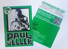PAUL WELLER Heavy Soul JAPANESE PROMO ONLY Booklet / Flyer 1997
