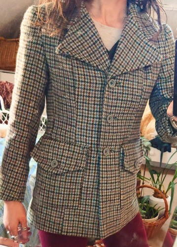 Vintage womens tweed coat - tweed,