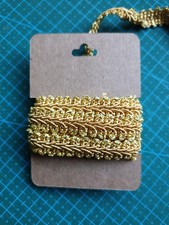1M - 12mm Gold Gimp Braid Gold