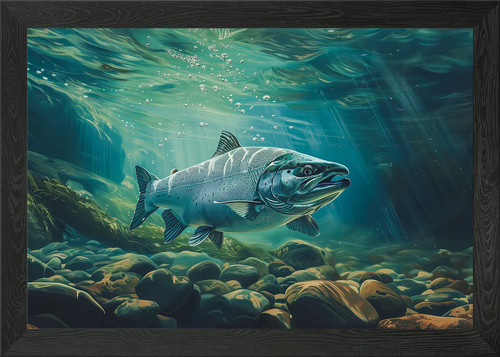 The atlantic salmon framed - the,