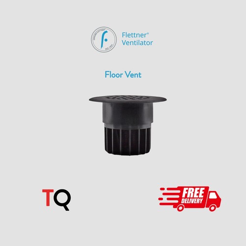 Flettner black floor vent - flettner, van