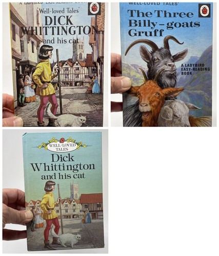 Vintage ladybird books - vintage, x3