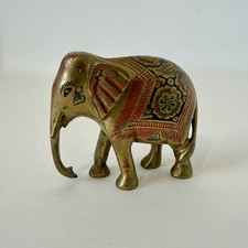 Vintage brass elephant