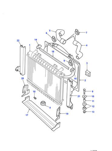 Land rover genuine duct - rover,