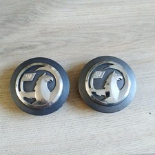 2 X GENUINE VAUXHALL CORSA D, E ALLOY WHEEL CENTRE CAPS 13347293