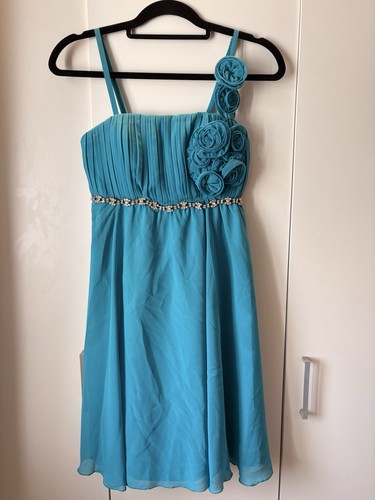 Quiz turquoise chiffon - quiz, dress
