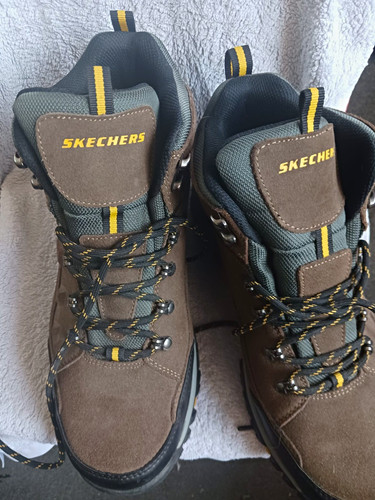 Skechers men brown leather - skechers,