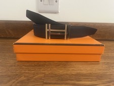 Hermes Belt Unisex H au Carre
