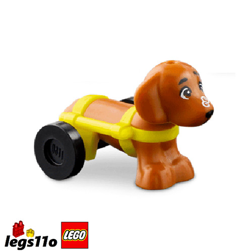 Lego dachshund dog disabled - lego,