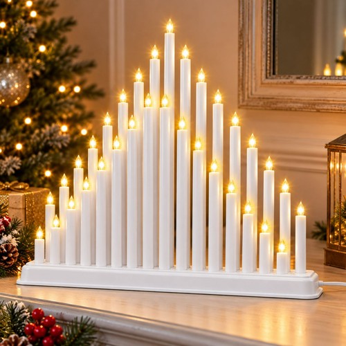 Christmas candle bridge - christmas,