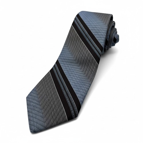 Vintage 90s tie blue - blue, gray