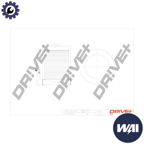 Air filter dp1110 0755 for - air, dp1110.10.0755