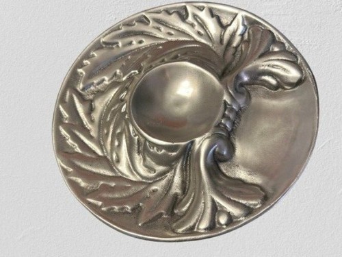 Pewter round dip - dip, dish