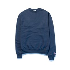 Authentic BLUE Champion S600 Powerblend Eco Crew Neck Sweatshirt Jumper Pullover