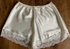 Personalised  Wedding Mrs Name Rhinestone Satin French Knickers sizes 10-26